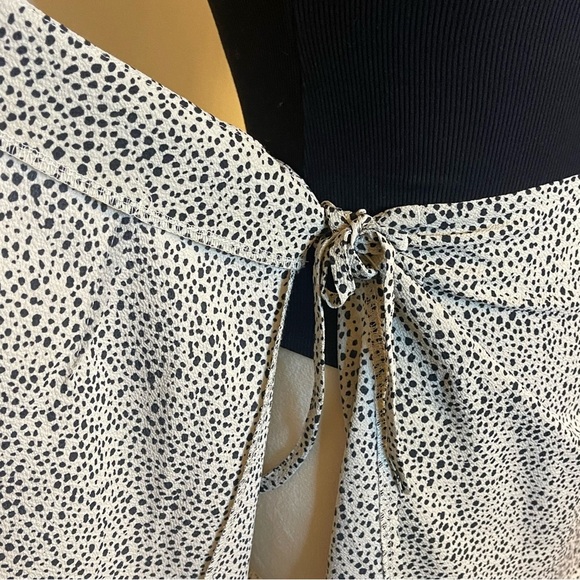Relipop Leopard Wrap Skirt. Coquette Y2K Ruffle Mini. Size Small. - Picture 6 of 9